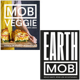 MOB Veggie, Earth MOB Collection 2 Books Set By Mob Kitchen (MOB Veggie) Hardcover - Lets Buy Books